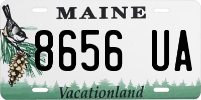 ME license plate 8656UA