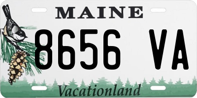 ME license plate 8656VA
