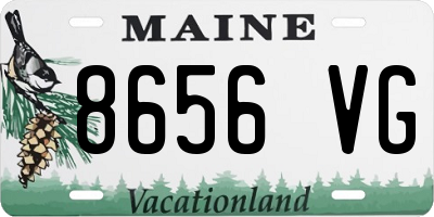 ME license plate 8656VG