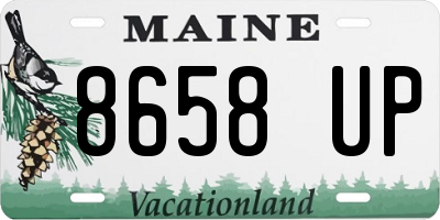 ME license plate 8658UP