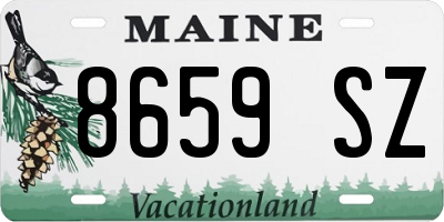 ME license plate 8659SZ