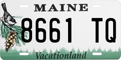 ME license plate 8661TQ
