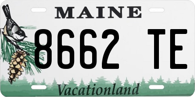 ME license plate 8662TE