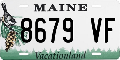 ME license plate 8679VF