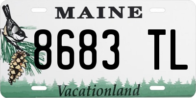 ME license plate 8683TL