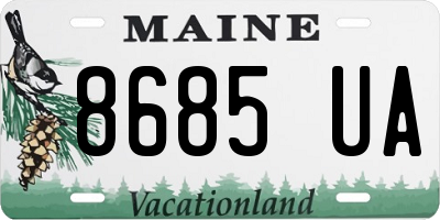 ME license plate 8685UA