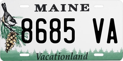 ME license plate 8685VA