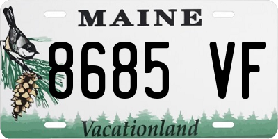ME license plate 8685VF