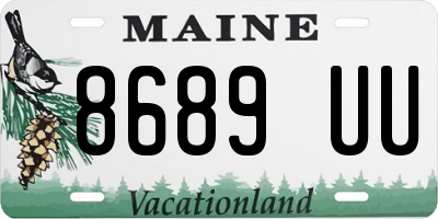 ME license plate 8689UU