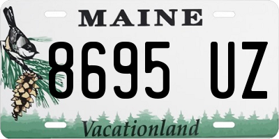 ME license plate 8695UZ
