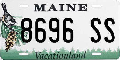 ME license plate 8696SS