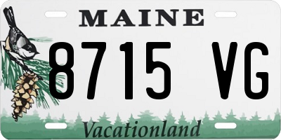 ME license plate 8715VG