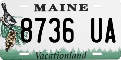 ME license plate 8736UA