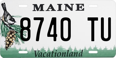 ME license plate 8740TU
