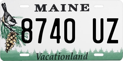 ME license plate 8740UZ