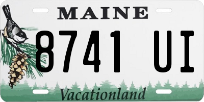 ME license plate 8741UI