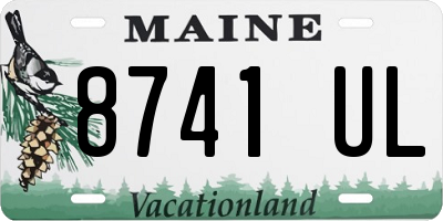 ME license plate 8741UL