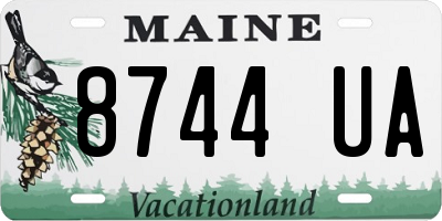 ME license plate 8744UA