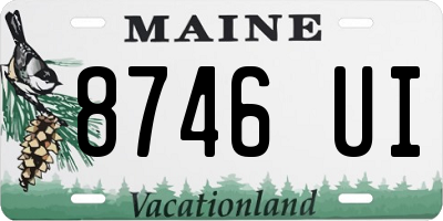 ME license plate 8746UI