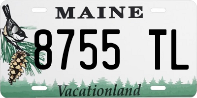 ME license plate 8755TL