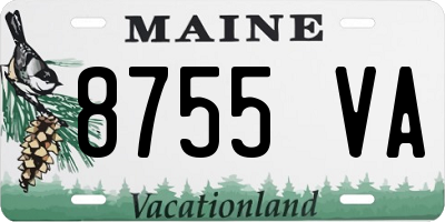 ME license plate 8755VA