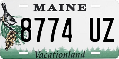 ME license plate 8774UZ