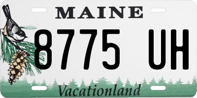 ME license plate 8775UH