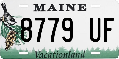 ME license plate 8779UF