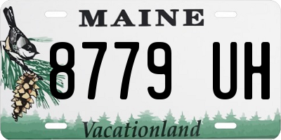 ME license plate 8779UH