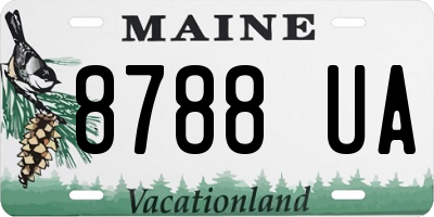ME license plate 8788UA