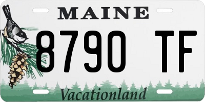ME license plate 8790TF