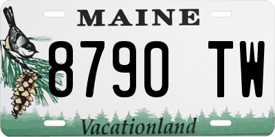 ME license plate 8790TW