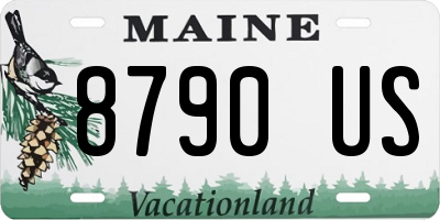 ME license plate 8790US