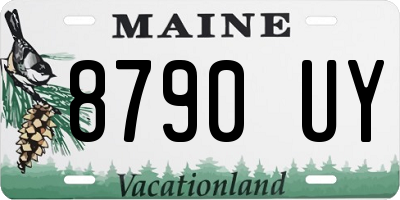 ME license plate 8790UY