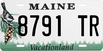 ME license plate 8791TR