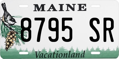 ME license plate 8795SR