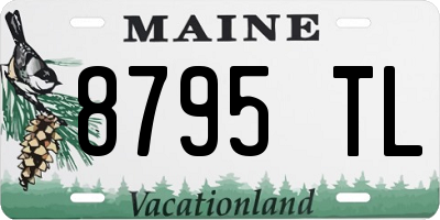 ME license plate 8795TL