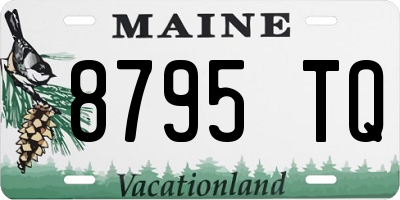 ME license plate 8795TQ