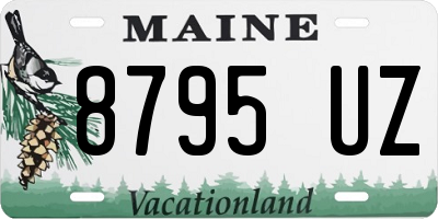 ME license plate 8795UZ