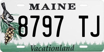 ME license plate 8797TJ