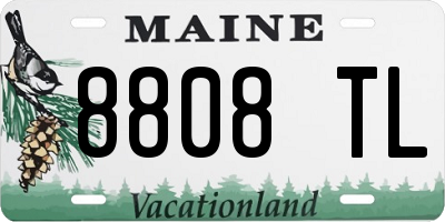 ME license plate 8808TL