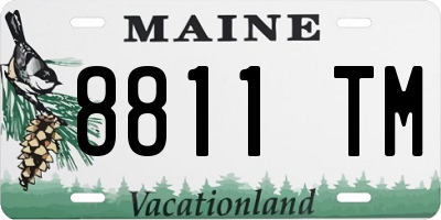 ME license plate 8811TM