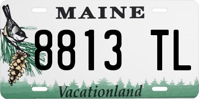 ME license plate 8813TL