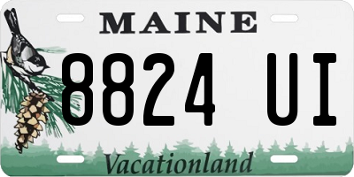 ME license plate 8824UI