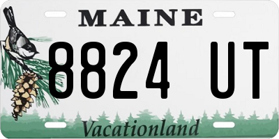 ME license plate 8824UT