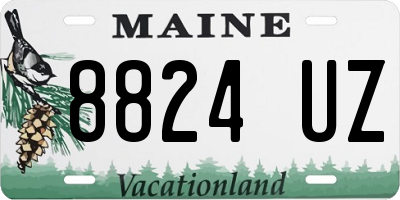 ME license plate 8824UZ