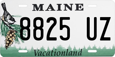 ME license plate 8825UZ
