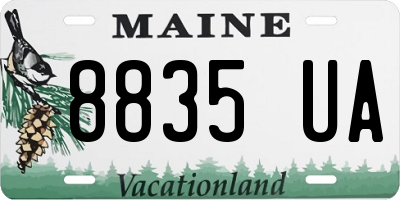 ME license plate 8835UA