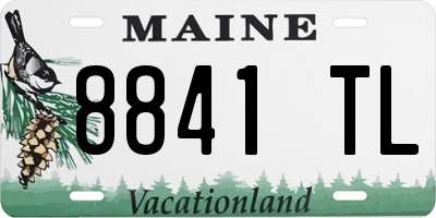 ME license plate 8841TL