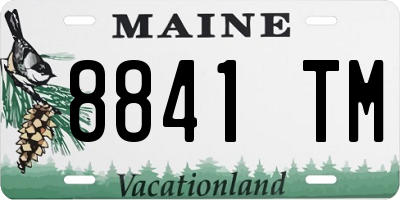 ME license plate 8841TM